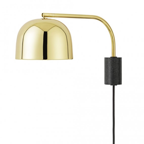 4W Sieninis LED šviestuvas Grant Wall Lamp 43 cm Brass