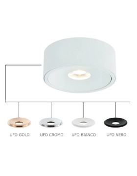 10W Lubinis šviestuvas NEO BIANCO SLIM LED baltas • chromo • auksinis • juodas