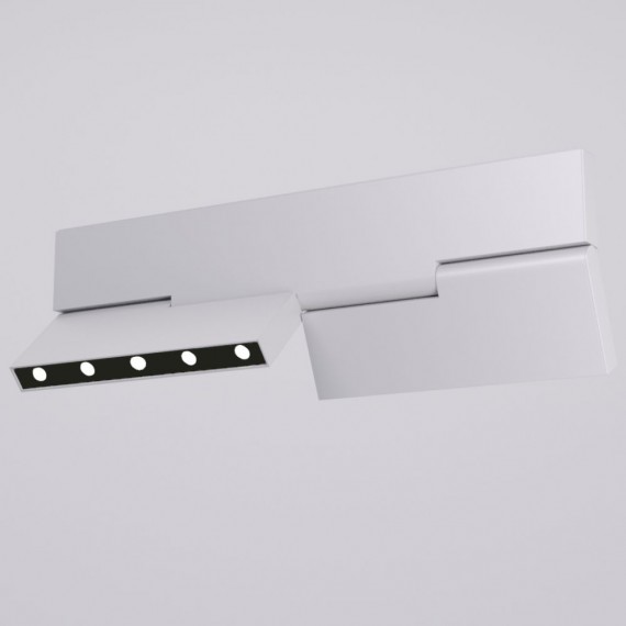 10,6W Reguliuojamas linijinis projektorius XTRIM S profiliams baltas