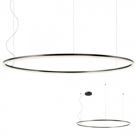 Pakabinamas šviestuvas ORBIT Ø 1500 • bronzinis • baltas • juodas