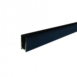 Juodas virštinkinis/pakabinamas bėgelis MAGNETIC 48V DC 2 metrų