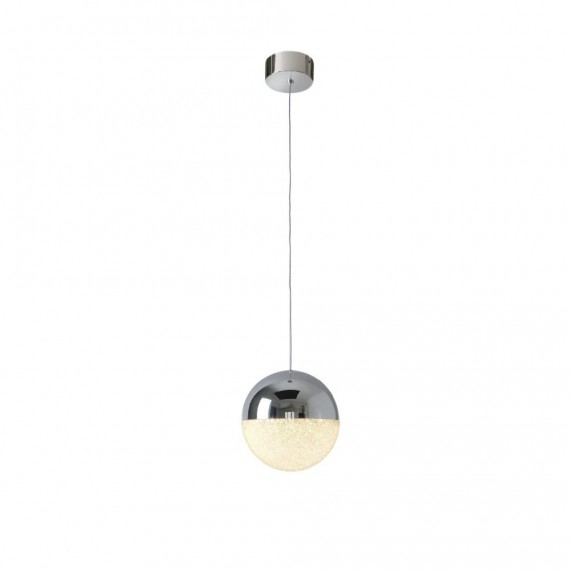 Pakabinamas LED šviestuvas SPHERE Ø20 1L chromo