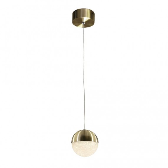 Pakabinamas LED šviestuvas SPHERE Ø12 1L  žalvario
