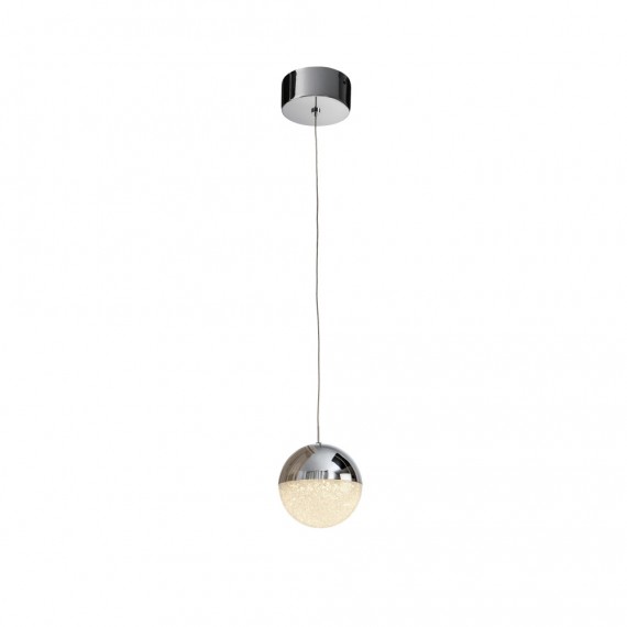 Pakabinamas LED šviestuvas SPHERE Ø12 1L  chromo