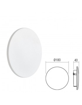 Sieninis LED šviestuvas TANT baltas ø 180 • 240 • 300 mm